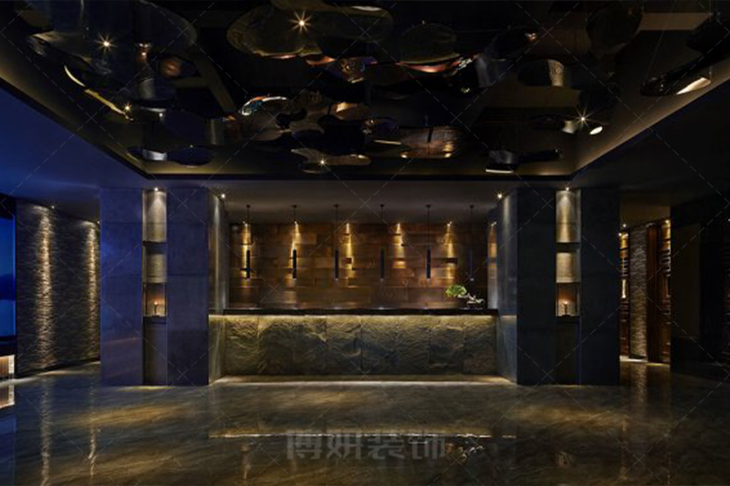 南京欧式风情足浴会所装修设计方案效果图-南京沙巴足球工装公司