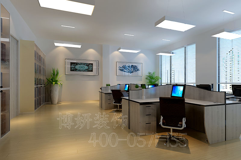 南京轻松自在的办公室装修设计方案效果图-南京沙巴足球工装公司