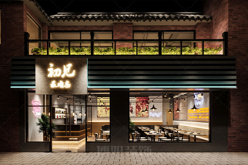 南京工业风烧烤店装修设计风格效果图